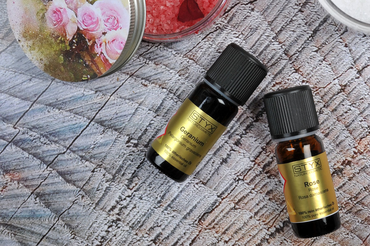 Rosenöl und Geraniumöl von STYX Naturcosmetic