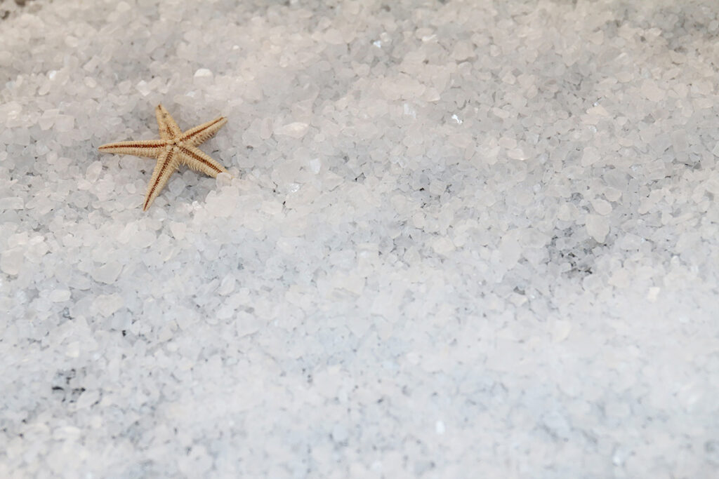 Salz gegen Pickel und unreine Haut