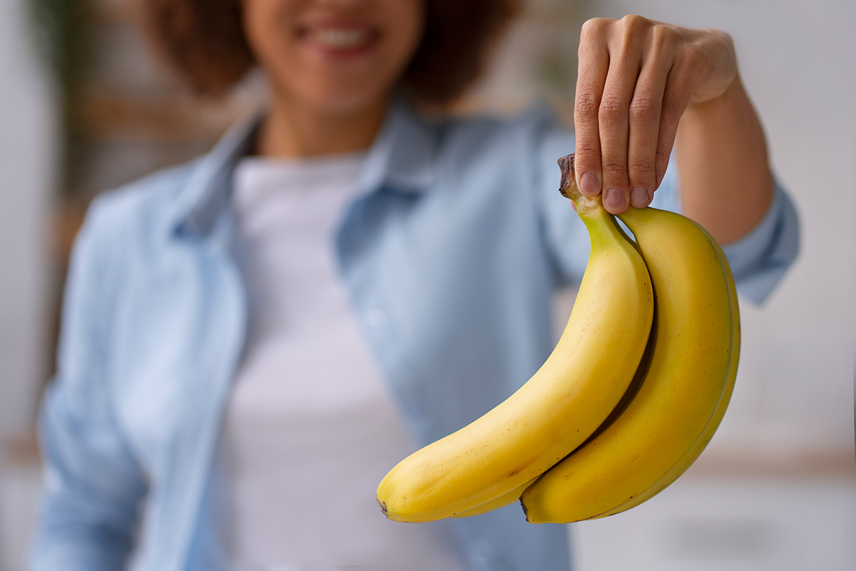 Verwendung und Wiederverwendung der Bananenschale