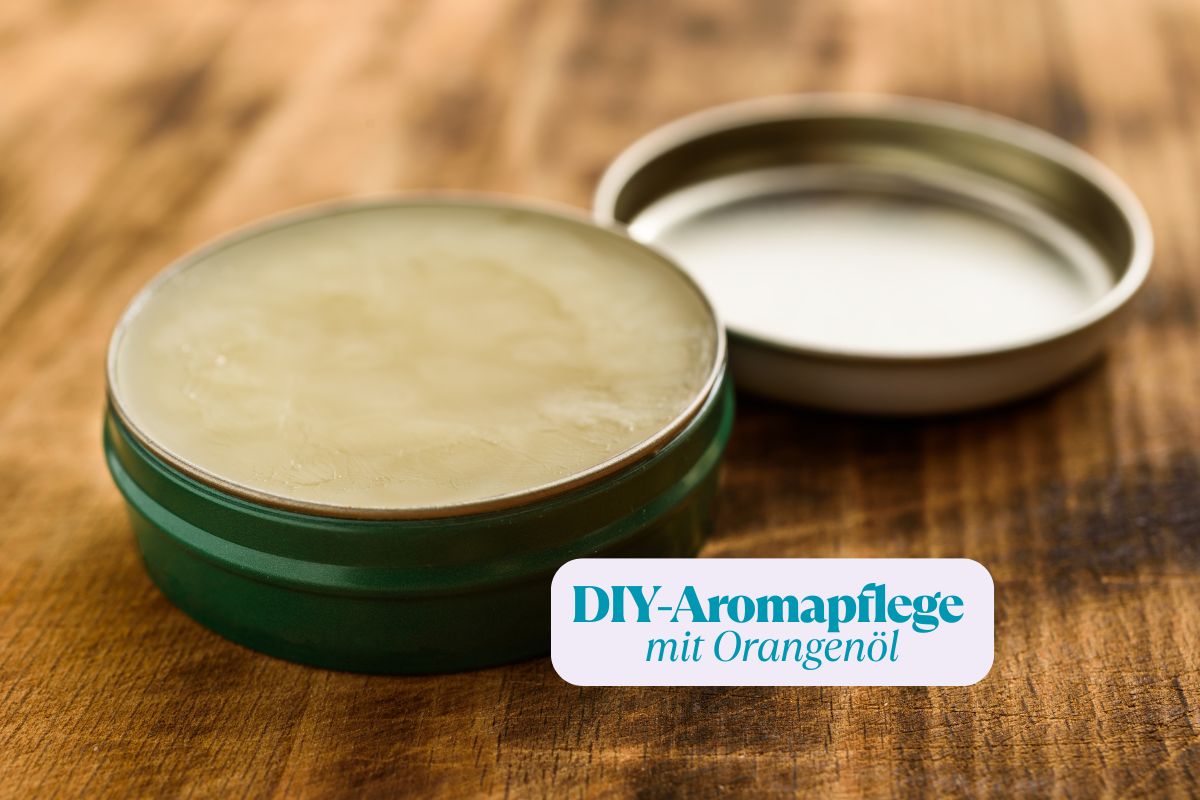 DIY-Aromapflegebalsam mit Orangenöl