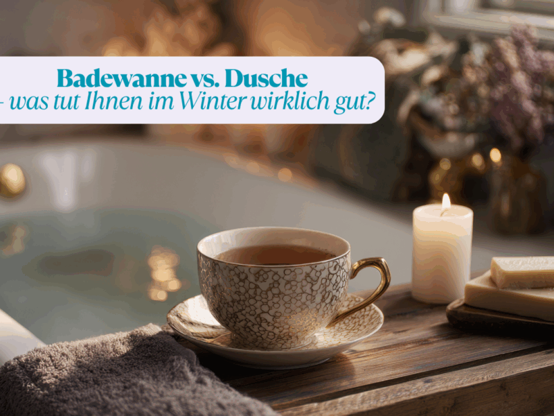 Badewanne versus Dusche