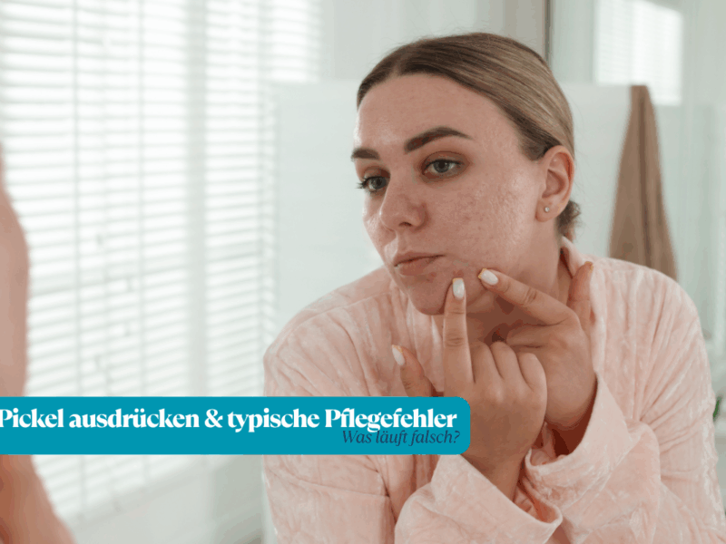 Pickel ausdrücken